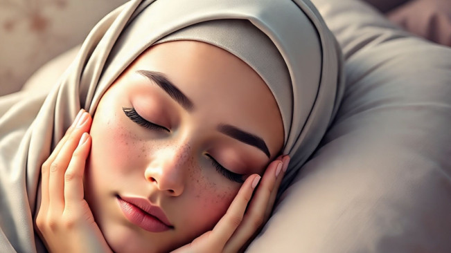 Ilustrasi Tidur (Meta AI)
